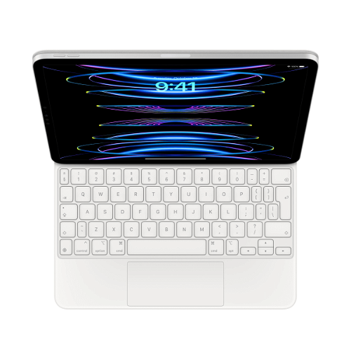 Magic Keyboard k 11palcovému iPadu Pro (4. generace) a iPadu Air (5. generace) – anglická (mezinárodní) – bílá