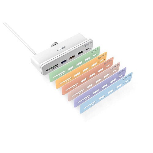 USB-C Hub 7v1 pro Apple iMac Epico - bílý