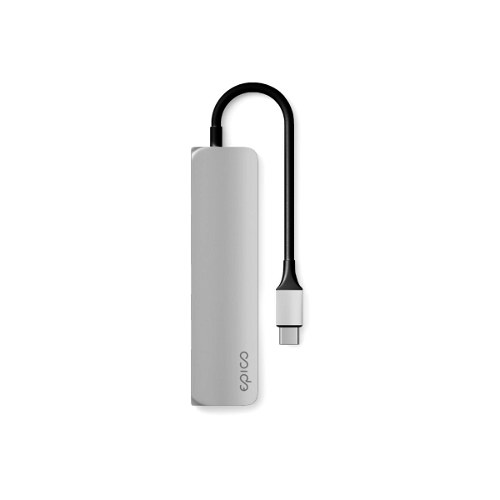 USB-C HUB Epico 4K HDMI - stříbrný