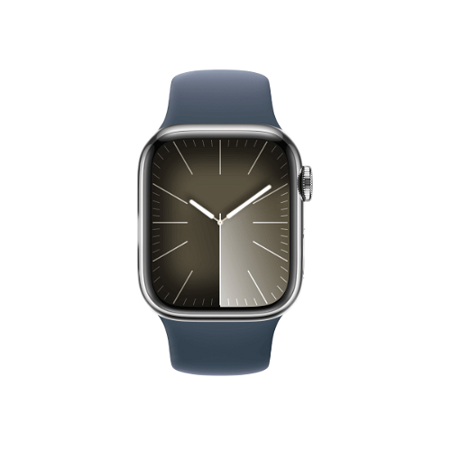 Apple Watch Series 9 GPS + Cellular 41mm - S/M - nerezová ocel