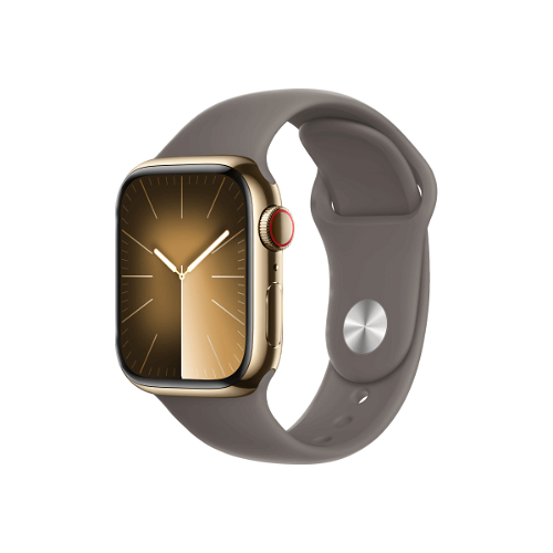 Apple Watch Series 9 GPS + Cellular 41mm - M/L - nerezová ocel